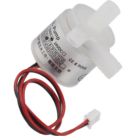 1 Stück weiße Mini-Wasserpumpe in Lebensmittelqualität, bürstenlos, 12 V DC, 6 W, für medizinische Instrumente (1/5)