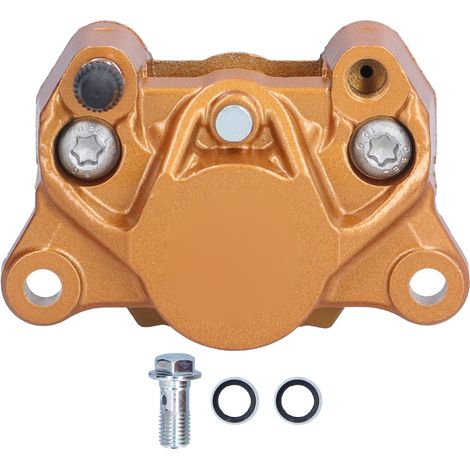 Étrier de frein arrière en alliage d'aluminium CNC avec plaquettes - 84mm Or (1/5)