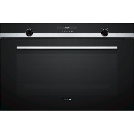 Siemens – Four encastrable électrique pyrolyse 112L – Classe A+++ – Commandes rotatives et tactiles – Noir – VB578D0S0 (1/5)