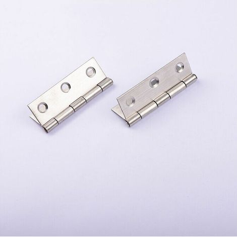 Paumelles,Charnière Inox,20 pcs Charnière Meuble Charnière Porte Charnière Piano Pour La Maison Meubles Matériel Armoire Garde Porte Tiroir (vis non incluses) (1/5)