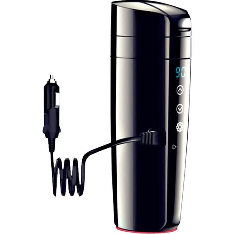Tazza elettrica da viaggio portatile (12V, 350ml), bollitore elettrico (12V, 80W), tazza elettrica da viaggio compatta per auto, con interno (1/5)
