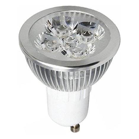 Electraline 63248 Faretto a LED a Risparmio energetico 5W=35W, Attacco GU10, Luce Fredda 400 Lumen (1/3)