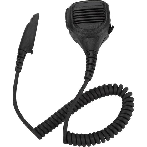 Haut-parleur CB anti-bruit haute sensibilité avec bouton PTT pour talkie-walkie durable