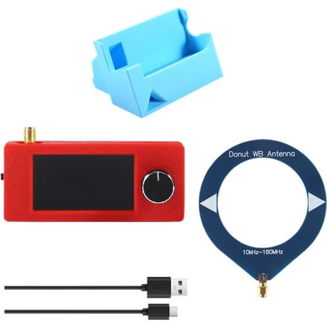 Kompatibel mit dem Kurzwellenradioempfänger SI4732, 1,9-Zoll-Bildschirm, Frequenzbereich 10 kHz-180 MHz, unterstützt FM/AM/LSB/USB-Radio, Mini-Radioempfänger SI4732 + 3D-Unterstützung.