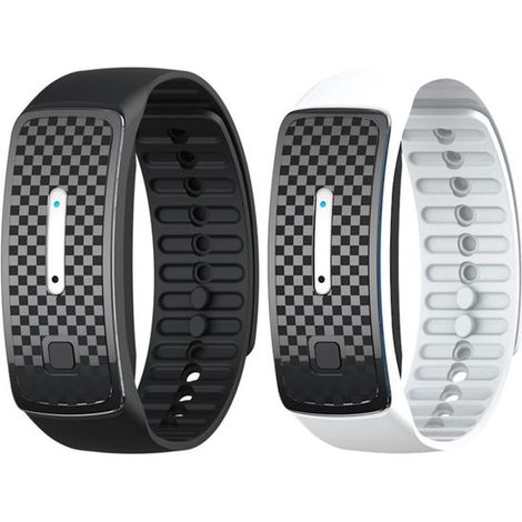 2 Ultraschall Mückenschutzarmbänder wasserdichtes Anti Mücken Armband wiederverwendbare Ultraschall Mückenschutzarmbänder für Kinder und Erwachse (1/5)
