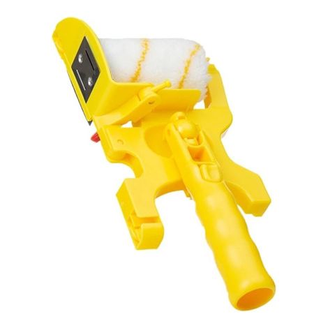 Rodillo de pintura con borde ajustable, kit de herramientas de pintura para brocha de mango, herramienta de extensión para cortar esquinas, pulverizador de brocha para techo, máquina táctil, mini band (1/5)