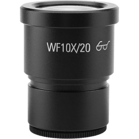 10X Eyepiece, Durable WF10X/20 Clear View Stereo Microscope Eyepiece for (1/5)