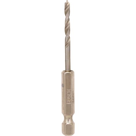 2608595519 - Punte elicoidali per legno con attacco esagonale, 3 x 33 x 74 mm , X LEGNO