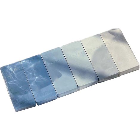 Rouleau de 6 rubans correcteurs pour loisirs créatifs, prise de notes, création de cartes et scrapbooking. Ruban correcteur blanc pour étudiants et adultes. Ruban correcteur bleu. (1/4)