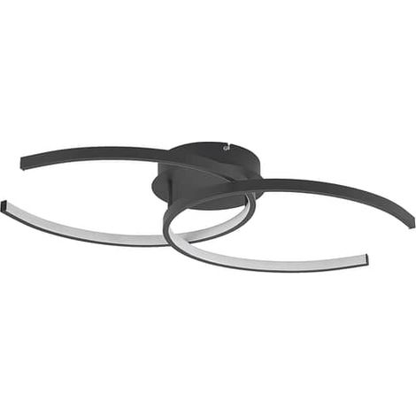 [NEUWERTIG] B-Ware Lindby Cirlio Led Deckenlampe Cct Anthrazit Deckenlampe Lampe Leuchte Designer