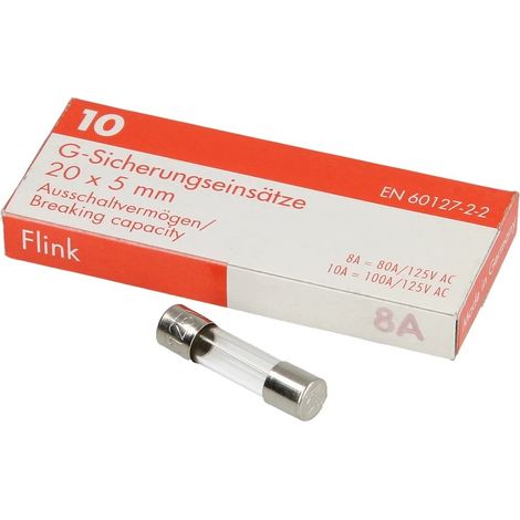 Fusible à action instantanée 8A 125V