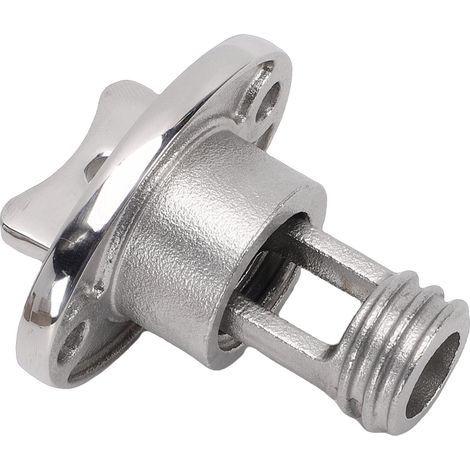 Bouchon de vidange de garboard de bateau ovale, filetage d'étanchéité serré, en acier inoxydable, Marine pour trou de 1 pouce (1/5)