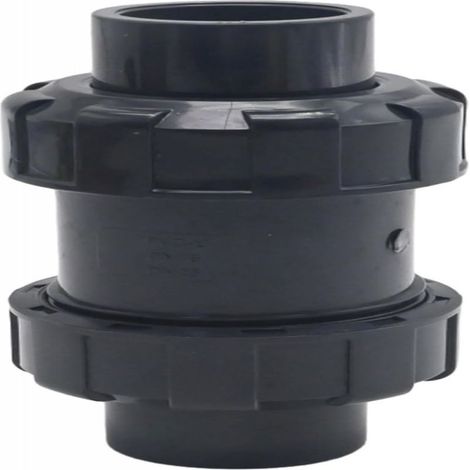 Clapet anti-retour à bille – PVC résistant – Diamètre intérieur 32 mm – Raccord fileté pour installation facile – Empêche le reflux d'eau (1/5)