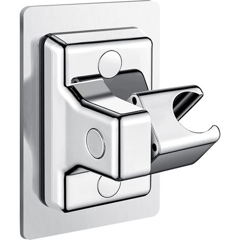 Support Pommeau de Douche Sans Percage Support, Générique Support de Douche Réglable Fixée Monté,Argent (1/5)