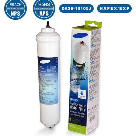 Cartouche filtrante à eau DA29-10105J - Convient aux réfrigérateurs/congélateurs de marques telles que AEG, Bosch, Samsung, Electrolux et Siemens. (1/4)