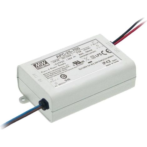 Mean Well APC-25-350 Driver per LED Corrente costante 24.5 W 0.35 A 25 - 70 V/DC non dimmerabile, Protezione sovraccari (1/2)