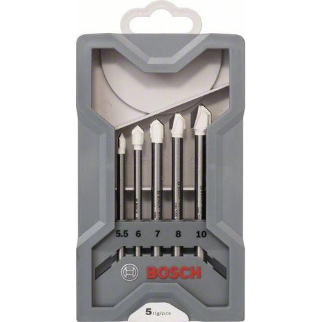 Bosch 5tlg. Fliesenbohrer-Set CYL-9 Ceramic 5,5 6,0 7,0 8,0 10,0 mm