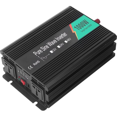 1000-W-Sinus-Wechselrichter, LED-LCD-Anzeige, intelligente Kühlung, 220–240-V-Ausgang, Hochleistungs-Spannungswandler (1/5)
