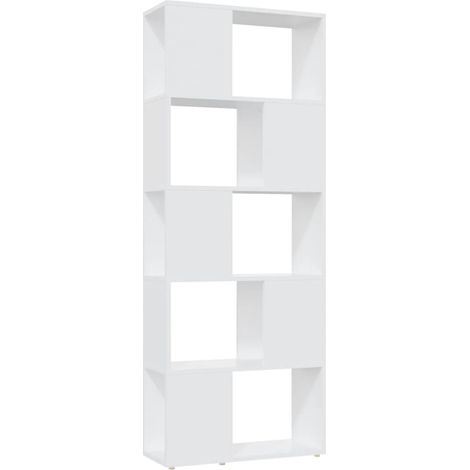 Maison Exclusive - Bücherregal Raumteiler Weiß 60x24x155 Holzwerk
