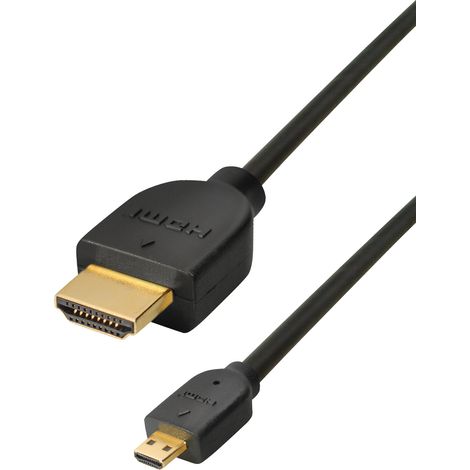 Conector de cable HDMI de alta velocidad con Ethernet hdmi Type A – Conector HDMI Type D,... (1/2)