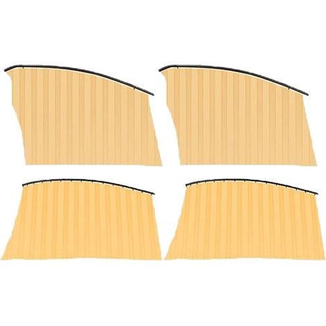 Pare-soleil pour fenêtre latérale de voiture - Rideau magnétique pour fenêtre latérale de voiture - Bloque la forte lumière du soleil en été - Protection solaire de voiture pour camion, caravane, (1/5)