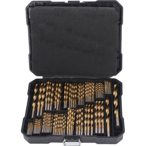 230-teiliges Set Spiralbohrer aus HSS (Hochleistungsschnellstahl), 20 verschiedene Bohrertypen für Holz, Kunststoff und Metall (1/5)