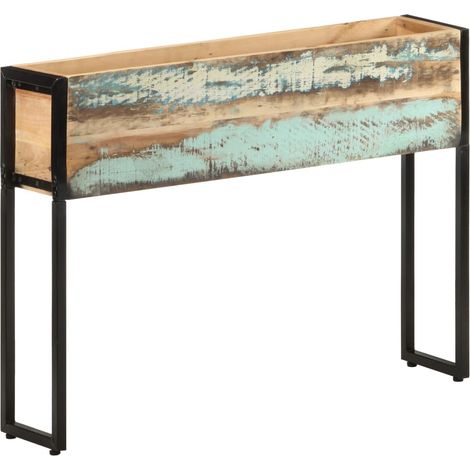 Jardinière de jardin - Balconnière à fleurs 90x20x68 cm Bois de récupération massif BV119438 - BonneVie (1/5)
