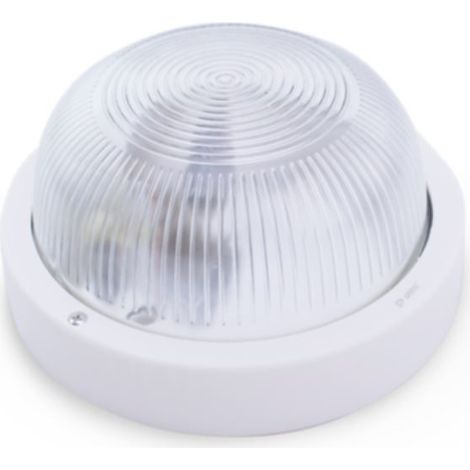 Runde thermoplastische Wandleuchte E27 weiß GSC 0700646