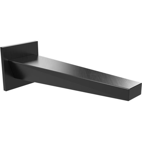 Bec de remplissage de baignoire Chromé Noir Brossé Fractal - CRISTINA ONDYNA FT48475