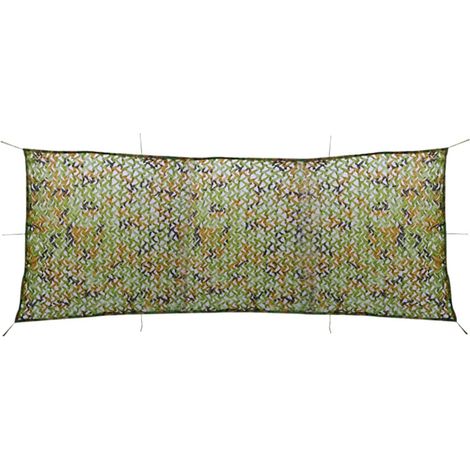 Filet de camouflage avec sac de rangement 1,5 x 5 m Vert