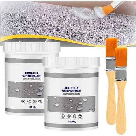 Agent imperméable - Non spécifié - Pack de 2 - Étanche - Résistant à l\'humidité - Scelle les fuites (1/4)