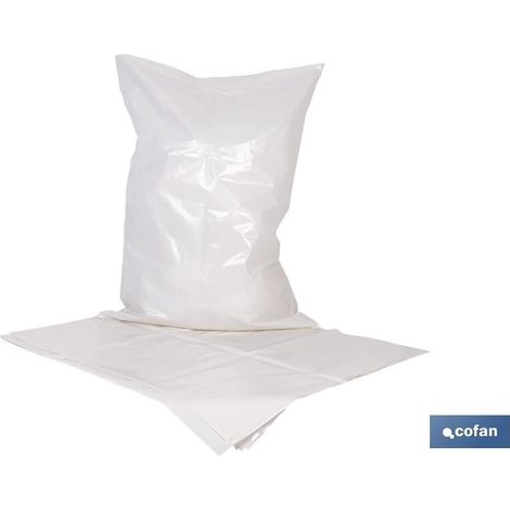 Pack 10 sacos de polietileno 550 x 750 mm - alta resistencia