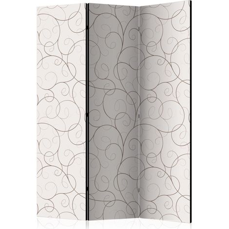 Paravento - Black Streamers [Room Dividers] - 135x172 (1/4)