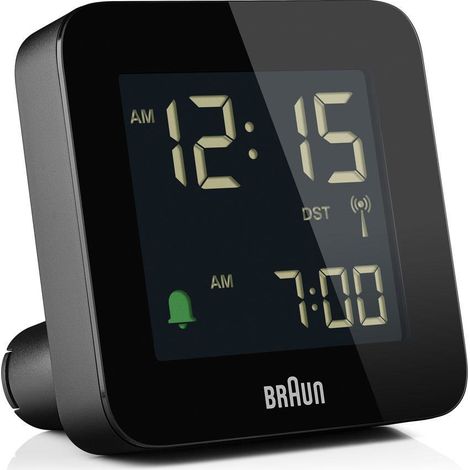 Braun Wecker schwarz 7,5 cm (1/5)