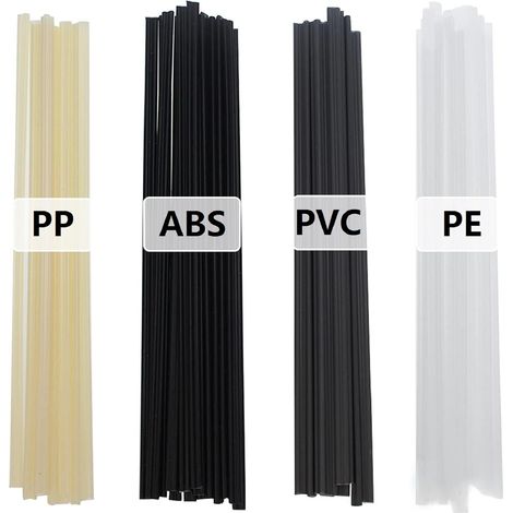 Tiges Soudage,Baguette de Soudage,Fils à Souder,Soudage Sticks ABS/PVC/PE/PP Soudage Plastique Bâtons Soudage Pour Soudeur en Plastique Le Soudage La RéParation de Pare-Chocs (Option 1) (1/5)