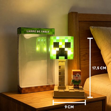 Veilleuse décorative Creeper lampe de chevet d'ambiance lumière chaude réf 4449 10,5 × 6,5 × 18 cm 300 g – Livraison gratuite