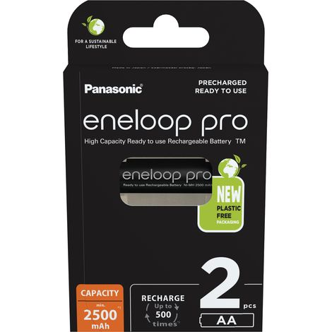 eneloop eneloop pro HR06 Mignon (AA)-Akku NiMH 2500 mAh 1.2 V 2 St. (1/5)