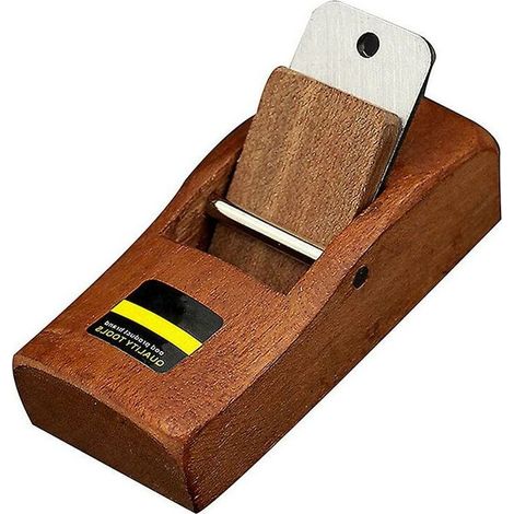 1pc mini rabot à bois rabot à bloc rabot à main rabot à main de menuisier rabot à bois couleur bois (1/3)