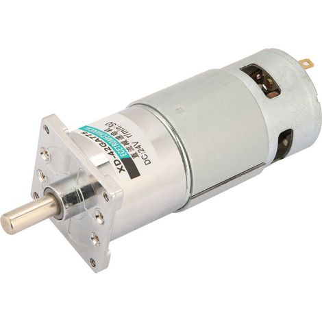Moteur à engrenages CC micro XD-42GA775 à régulation de vitesse CW CCW (50 tr/min, 24 V)