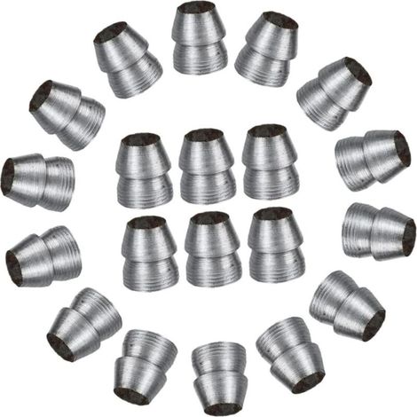 Set mit 20 runden Metall-Hammerstielkeilen, robuste Sicherheitskeile, einfach zu montieren für Reparaturwerkzeuge und Camping.
