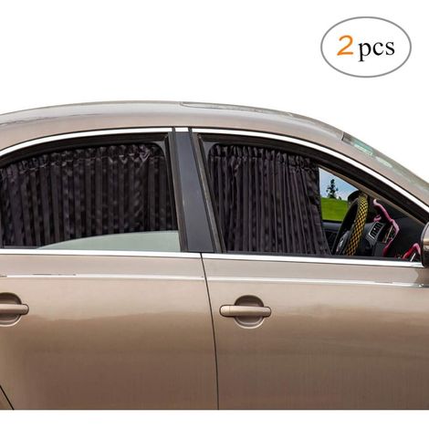 Tendina parasole per auto, parasole magnetico per protezione UV, protezione dal calore, nero (1/5)
