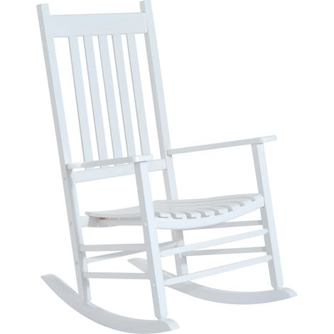 Fauteuil à bascule en bois avec accoudoirs, conception soignée (1/5)