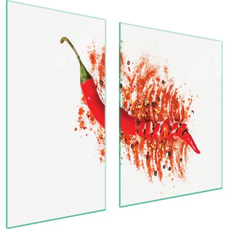 PLACA PROTECTORA DE VIDRIO PARA ESTUFA 90x52 CHILLI (1/5)