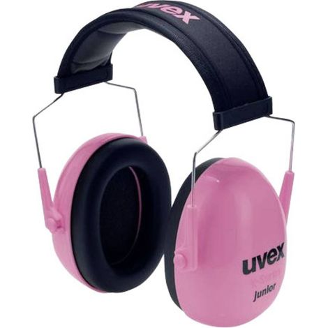 Casque anti-bruit enfant UVEX K Junior - Rose - Taille unique (1/4)