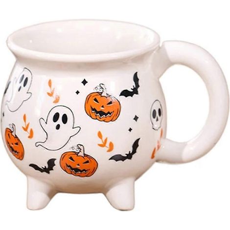 Halloween Wizard Magic bocal céramique mug décoratif décoration Pumpkin Ghost Afternoon thé Breakfast Milk tasse cadeau (1/5)