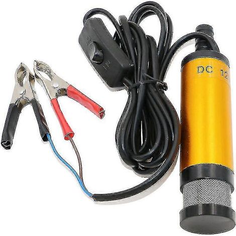 Pompe submersible 12 V pour le pompage d'eau et de diesel, kit de pompe de transfert eau/huile/diesel de 38 mm (1/3)