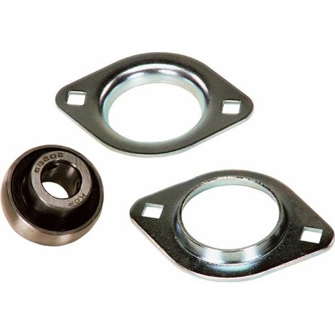 Supporto Flangia 2 Fori SBPFL 203 Ø Cuscinetto 17mm (1/2)