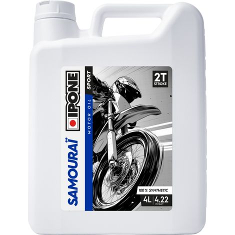 Ipone Samourai 2T 4L Synthetisches Esteröl für Cross Pro Kraftstoffgemische