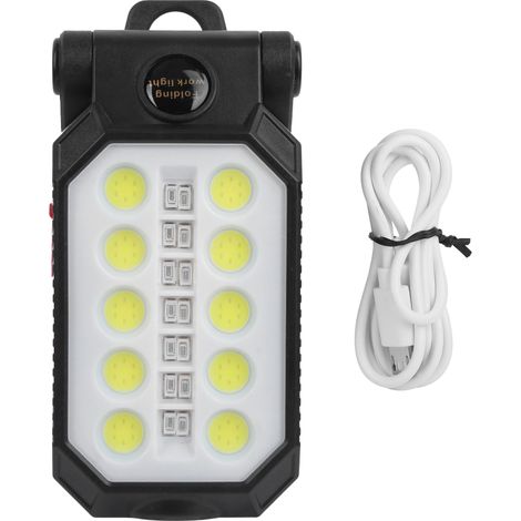 Wiederaufladbare LED-Arbeitsleuchte mit USB-Anschluss, 25 LEDs und Magnet für Garage, Werkstatt und Camping (1/5)
