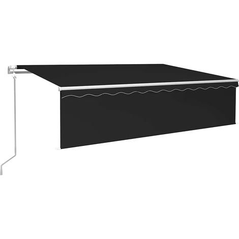 Maison Exclusive - Tenda da Sole Retrattile Automatica con Parasole 6x3m Antracite